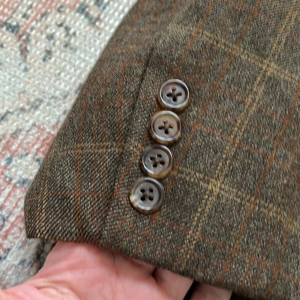 Neumann Marcus Hickey Freeman Wool Cashmere Blend Blazer Sport Coat - Picture 3 of 10